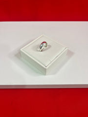 Pure Silver Plain Band Size 11