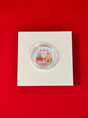 PURE SILVER 10 GRAMS LAXMI GANESH JI COIN