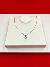 Pure Silver “P” Pendant Necklace