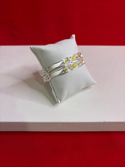 Pure Silver Bangle Pair 2.10 (SB90)