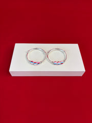 Pure Silver Adjustable Kangan Bracelet (KS124)