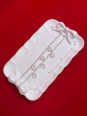 Pure Silver Kids Anklets 6.5-7.5 (KA76)