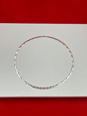 Nawabi Sleek-Diamond-Cut Flat Chain 20” Sc28