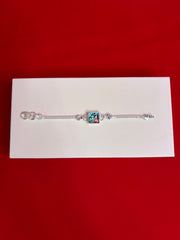 Kids Pure Silver Rakhi Bracelet (KSR4)