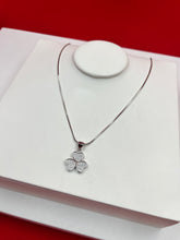 Three Heart Silver Pendant Necklace