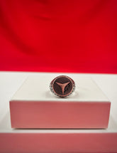 Men silver Ring size 9