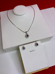 Pure Silver Pendant Set (WN137)