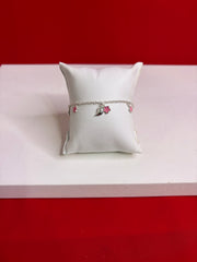 Pure Silver Charm Bracelet (WB129)