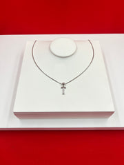 Pure Silver “T” Pendant Necklace
