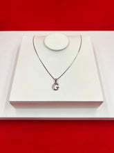 Pure Silver “G” Pendant Necklace