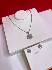 Pure Silver Pendant Set (WN89)