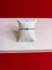 Women’s Pure Silver Bangle Bracelet (SB118)
