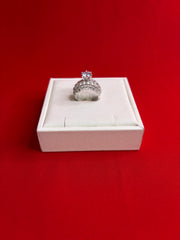 Pure Silver Women’s Cocktail Ring (Size 8) WR265