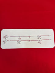 Pure Silver Kids Anklets (7.5 Inch) (KA137)