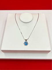 Enamel Love Pendant Necklace