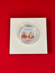 PURE SILVER 20 GRAMS LAXMI GANESH JI COIN