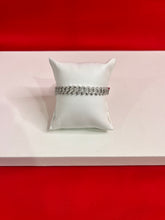 Men Silver Iced Out Bracelet