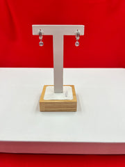 Clear dangling stone Earrings