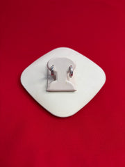 Pure Silver Hoops Earrings (HE108)