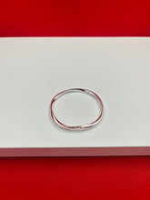 Elegant Twister Silver Bangle 2.2