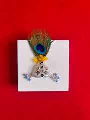 Pure Silver Laddu Gopal Mukut