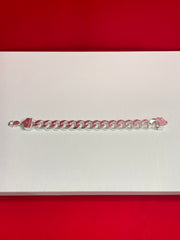 Men’s pure Silver Cuban Bracelet mb10