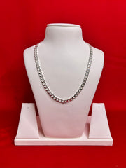 Cuban Pure Silver Chain 20” Sc102