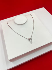 Pure Silver “V” Pendant Necklace