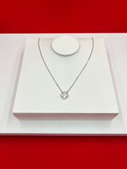 Van Clover Leaf Silver Necklace