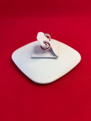 Pure Silver Hoops Earrings (HE86B)