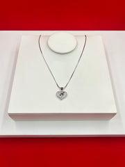 Heart Silver pendant Necklace
