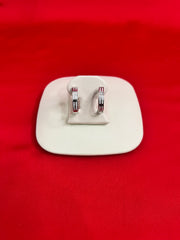 Pure Silver Hoops Earrings (HE37)