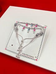 Adjustable Silver Anklets