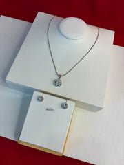 Pure Silver Pendant Set (WN219)