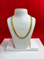 Pure Silver 24K Gold Plated Chain 20”