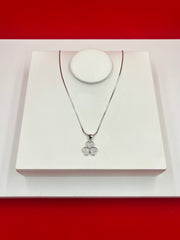 Three-Leaf Clover Pendant Necklace (WN114)