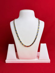 Pure Silver Two Tone Chain 22” (Sc128)