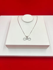 Forever Silver Pendant Necklace