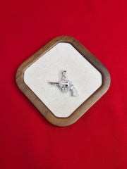 Pure Silver Pistol Pendant (SP80)