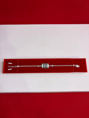 Pure Silver Rakhi Bracelet 7.0-7.5”(SR42)