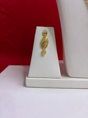Pure Silver Gold Plated Necklace Set (GPS 1)