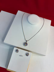 Pure Silver Pendant Set (WN225)