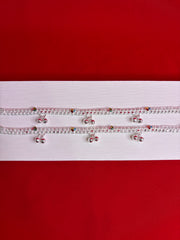 Pure Silver Anklets (9 Inch) (KA126)