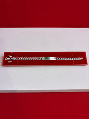 Pure Silver Rakhi Name Engraving Bracelet (NB34)