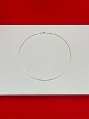 Box Pure Silver Chain 20” Sc38