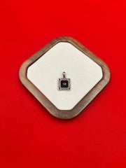 Royal Square Silver Pendant