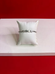 Women’s Pure Silver Bangle Bracelet (SB110)