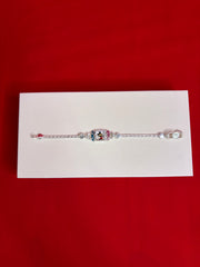 Kids Pure Silver Rakhi Bracelet (KSR3)