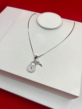 Key Lock Silver Pendant Necklace
