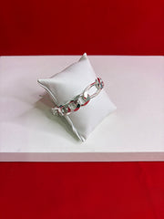 Men’s Pure Silver Figaro Bracelet (MB75)